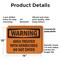 Signmission Treated With Herbicides Do Not Enter OSHA Warning Sign, Plastic, 14in W x 10in L, 2PK OS-2PACK-WS-P-1014-L-12437 - alternate 2